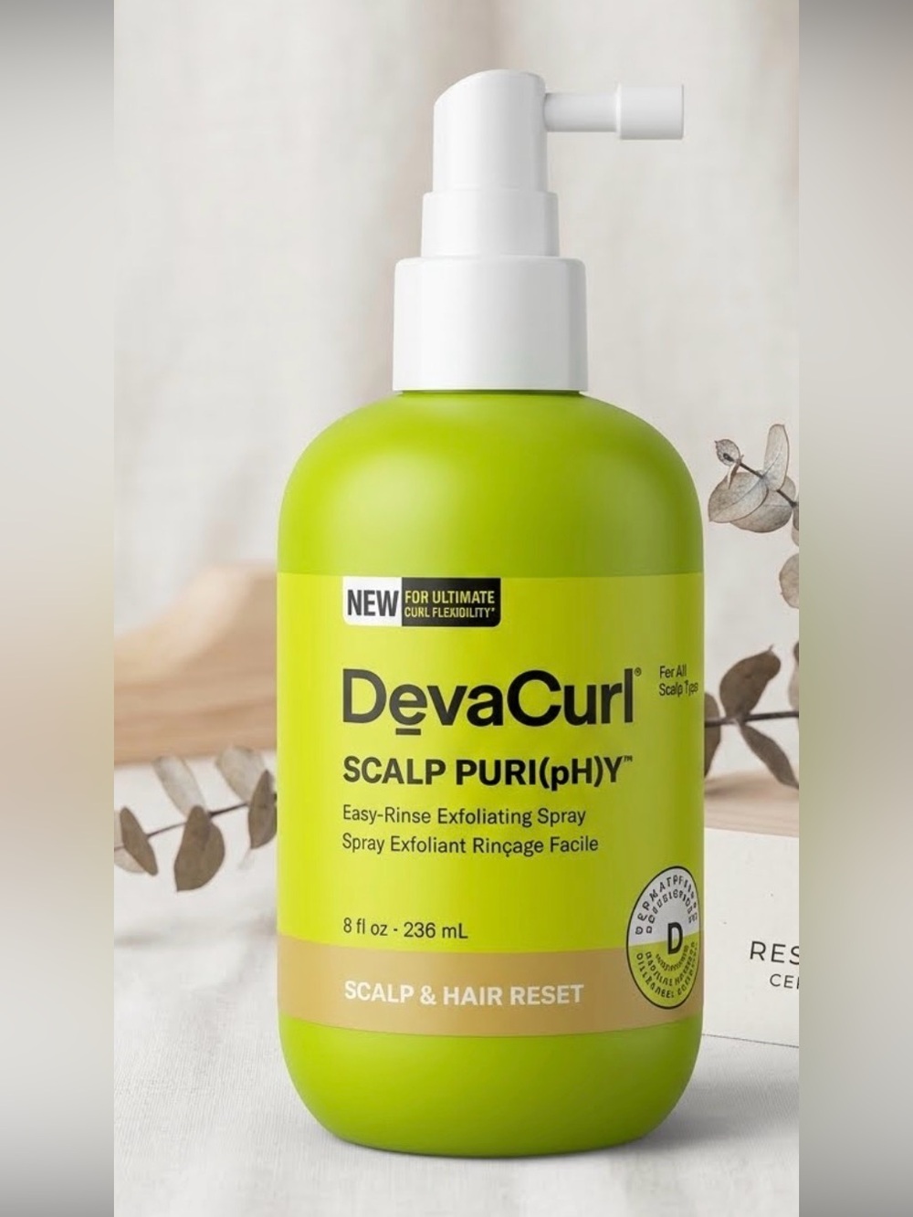 DevaCurl Scalp Puri(pH) Exfoliating Spray - 8 fl oz NO BOX
